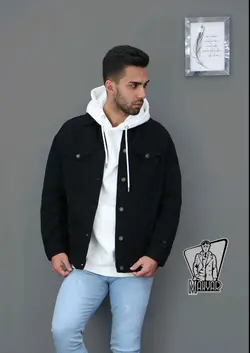 کت جین مشکی زاپ دار DENIM کد 430 در فروشگاه اینترنتی ونوس مد