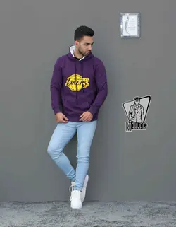 هودی کلاهدار LAKERS کد 425 شیک و با کیفیت درفروشگاه ونوس مد