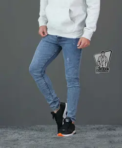 شلوار جین آبی ZARA کد 416 شیک و خاص با فروشگاه ونوس مد