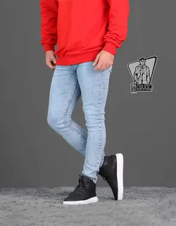 شلوار جین آبی روشن ZARA کد 412 شیک و خاص با فروشگاه ونوس مد