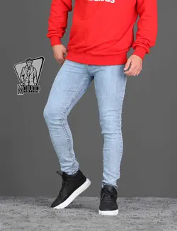 شلوار جین آبی روشن ZARA کد 412 شیک و خاص با فروشگاه ونوس مد