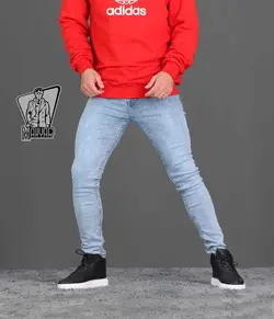 شلوار جین آبی روشن ZARA کد 412 شیک و خاص با فروشگاه ونوس مد