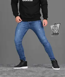 شلوار جین آبی تیره ZARA کد 411 فروش انلاین و حضوری  ونوس مد