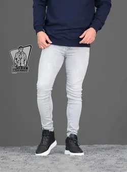 شلوار جین طوسی روشن ZARA کد 410 شیک و خاص در مجموعه ونوس مد