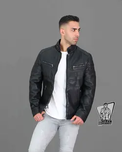 کاپشن چرم اورجینال SUPERDAY کد 405 شیک و خاص در ونوس مد