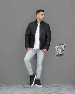 کاپشن چرم اورجینال SUPERDAY کد 405 شیک و خاص در ونوس مد