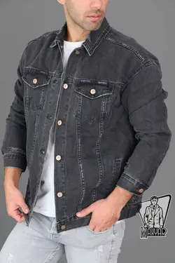 کت جین طوسی تیره DENIM کد 404 در فروشگاه اینترنتی ونوس مد