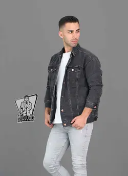 کت جین طوسی تیره DENIM کد 404 در فروشگاه اینترنتی ونوس مد