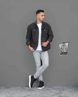 کت جین طوسی تیره DENIM کد 404 در فروشگاه اینترنتی ونوس مد