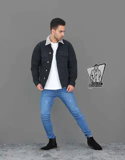کاپشن جین ذغالی DENIM کد 396 در فروشگاه اینترنتی ونوس مد