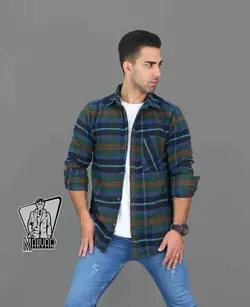 پیراهن چهارخونه پشمی ATA کد 395 جذاب و پاییزه در ونوس مد