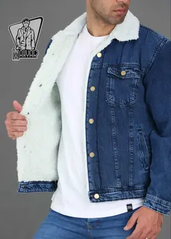 کاپشن جین آبی تیره DENIM کد 394 در فروشگاه انلاین ونوس مد