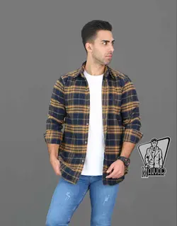 پیراهن چهارخونه پشمی ATA کد 393 جذاب و پاییزه در ونوس مد