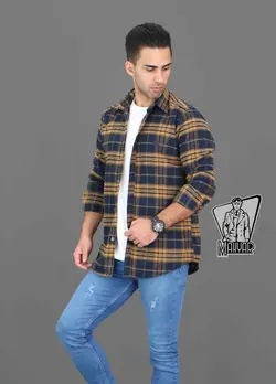 پیراهن چهارخونه پشمی ATA کد 393 جذاب و پاییزه در ونوس مد