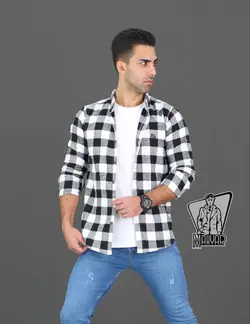 پیراهن چهارخونه پشمی POLO کد 391 جذابه و پاییزه در ونوس مد