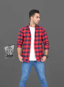 پیراهن چهارخونه پشمی POLO کد 391 جذابه و پاییزه در ونوس مد