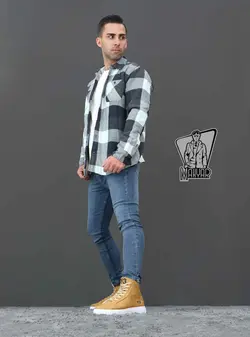 کاپشن چهارخونه پشمی ZARA کد 388 شیک و خاص در فروشگاه ونوس مد