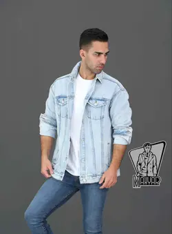 کت جین آبی روشن DENIM کد 386 در فروشگاه اینترنتی ونوس مد