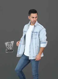 کت جین آبی روشن DENIM کد 386 در فروشگاه اینترنتی ونوس مد