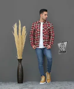 کاپشن چهارخونه پشمی ANKO کد 385 باکیفیت و خاص در ونوس مد