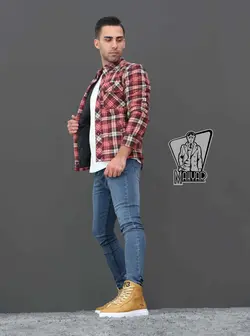 کاپشن چهارخونه پشمی ANKO کد 385 باکیفیت و خاص در ونوس مد