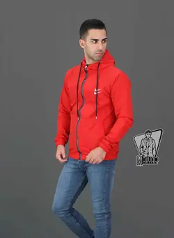 کاپشن کلاهدار NIKE کد 383 شیک و اسپرت در مجموعه ونوس مد