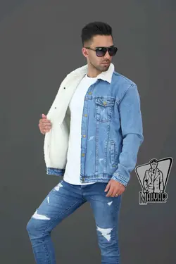 کاپشن جین آبی روشن DENIM کد 380 درفروشگاه اینترنتی ونوس مد
