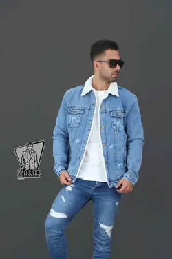 کاپشن جین آبی روشن DENIM کد 380 درفروشگاه اینترنتی ونوس مد