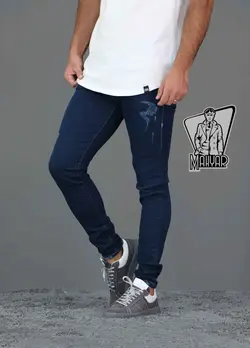 شلوار جین سورمه ای تیره ZARA کد 357 انلاین و حضوری ونوس مد