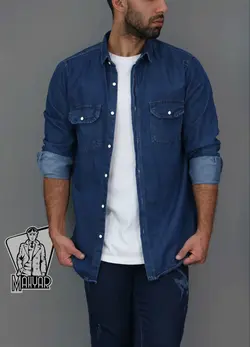 پیراهن جین مردانه MASSIMA DUTTI کد 356 شیک و به روز ونوس مد