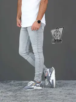 شلوار جین طوسی روشن ZARA کد 341شیک و خاص در مجموعه ونوس مد