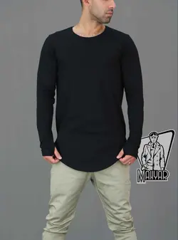 تیشرت لانگ آستین انگشتی کد 340 شیک و خاص در مجموعه ونوس مد