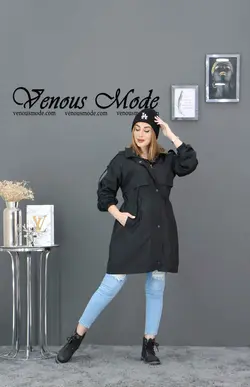 خرید آنلاین و حضوری بارانی شنل دار کد 808 در فروشگاه ونوس مد