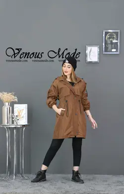 خرید آنلاین و حضوری بارانی شنل دار کد 808 در فروشگاه ونوس مد