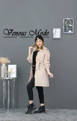 خرید آنلاین و حضوری بارانی شنل دار کد 808 در فروشگاه ونوس مد