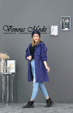 خرید آنلاین و حضوری بارانی شنل دار کد 808 در فروشگاه ونوس مد