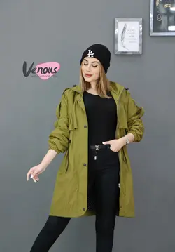 خرید آنلاین و حضوری بارانی شنل دار کد 808 در فروشگاه ونوس مد