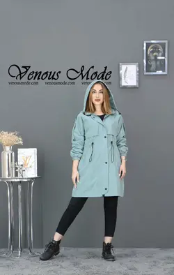 خرید آنلاین و حضوری بارانی شنل دار کد 808 در فروشگاه ونوس مد