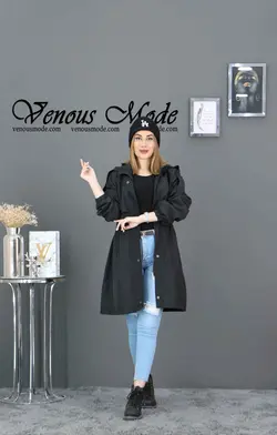 خرید آنلاین و حضوری بارانی شنل دار کد 808 در فروشگاه ونوس مد