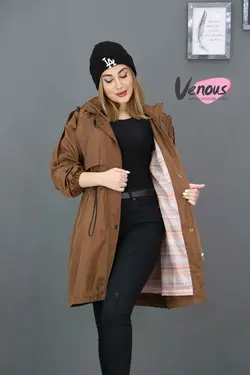 خرید آنلاین و حضوری بارانی شنل دار کد 808 در فروشگاه ونوس مد