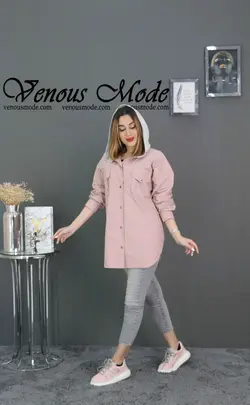 خرید اینترنتی و حضوری سویشرت بارانی کلاه دار کد 796 ونوس مد