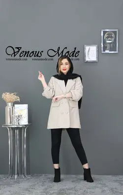 خرید آنلاین و حضوری مانتو کتی میکرو دکمه بوکه کد 790 در ونوس