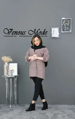 خرید آنلاین و حضوری مانتو کتی میکرو دکمه بوکه کد 790 در ونوس