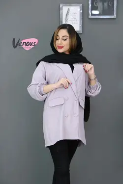 خرید آنلاین و حضوری مانتو کتی میکرو دکمه بوکه کد 790 در ونوس