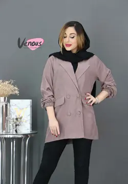 خرید آنلاین و حضوری مانتو کتی میکرو دکمه بوکه کد 790 در ونوس