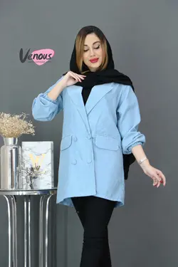 خرید آنلاین و حضوری مانتو کتی میکرو دکمه بوکه کد 790 در ونوس