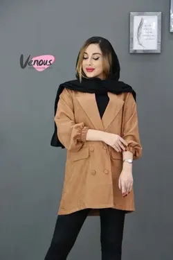 خرید آنلاین و حضوری مانتو کتی میکرو دکمه بوکه کد 790 در ونوس
