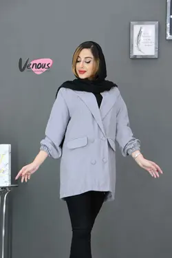 خرید آنلاین و حضوری مانتو کتی میکرو دکمه بوکه کد 790 در ونوس