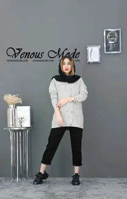 خرید آنلاین و حضوری مانتو سوییت کتی شش دکمه کد 786 در ونوسمد