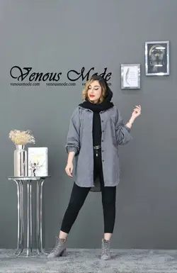خرید آنلاین و حضوری مانتو مخمل کبریتی سه جیب کد 782 ونوس مد